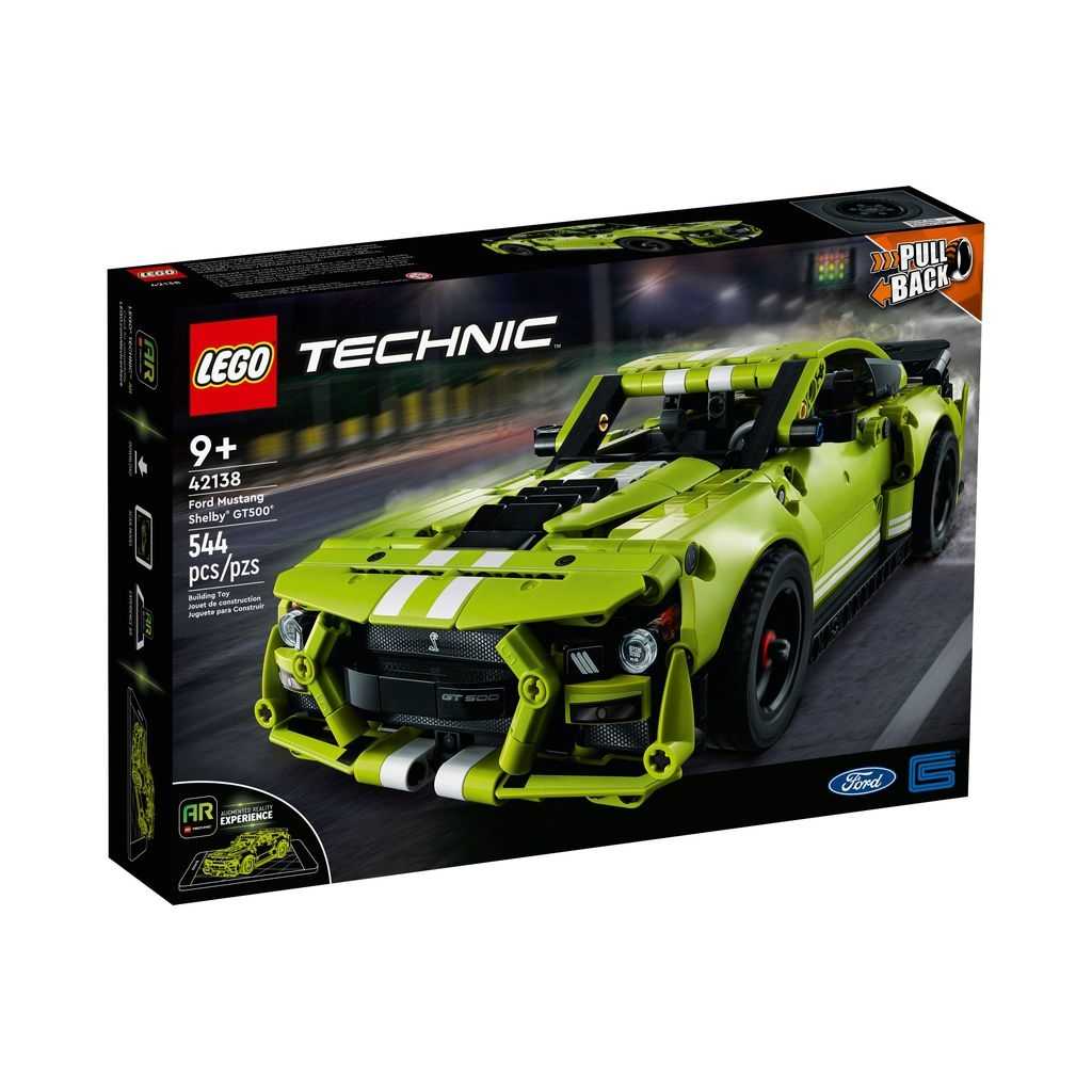 Technic Lego Ford Mustang Shelby GT500 Edades 9+ # 42138 Artículo 544 Piezas | TQY-075291